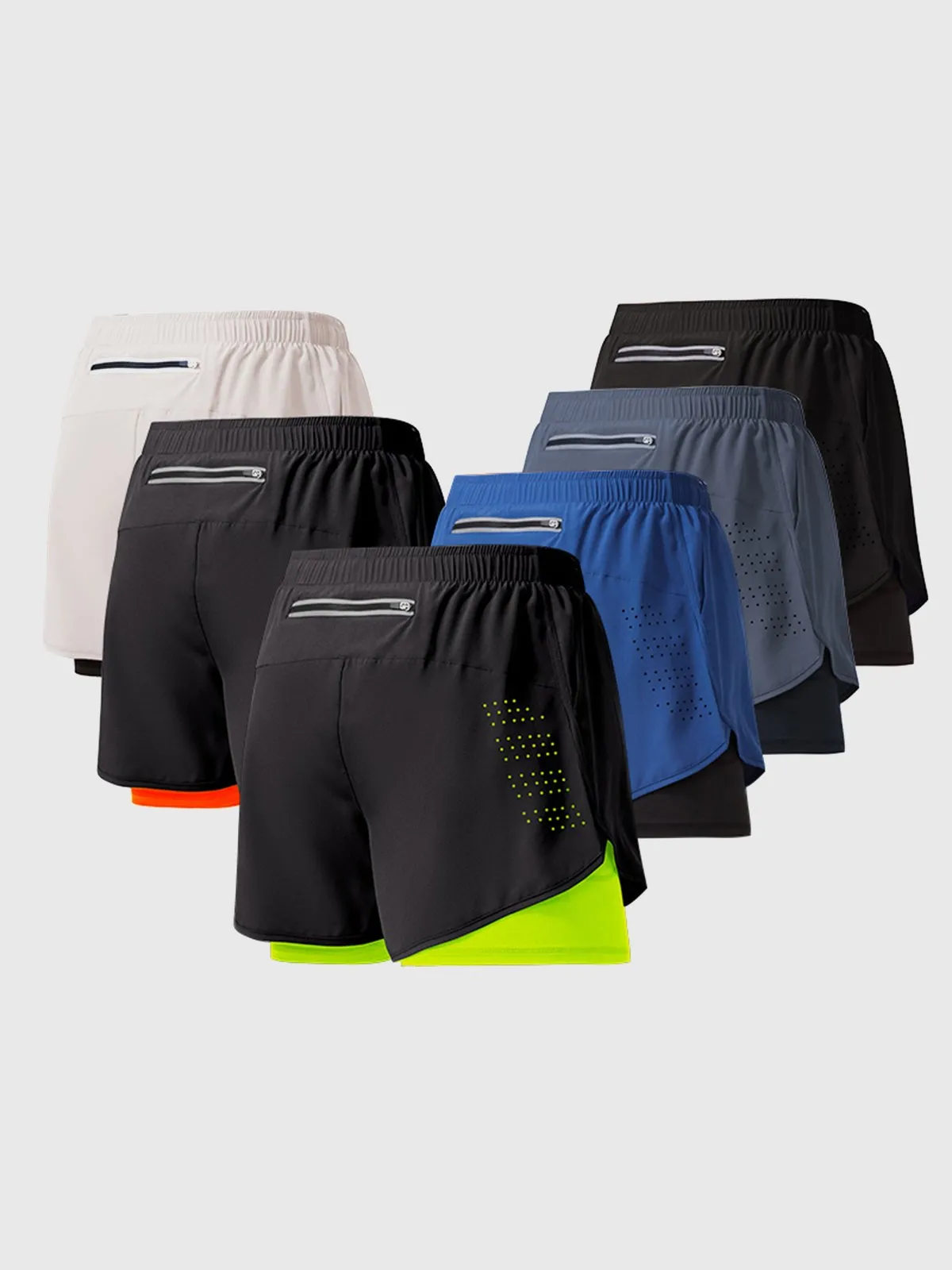 5" Interval Short 2-in-1 Lined