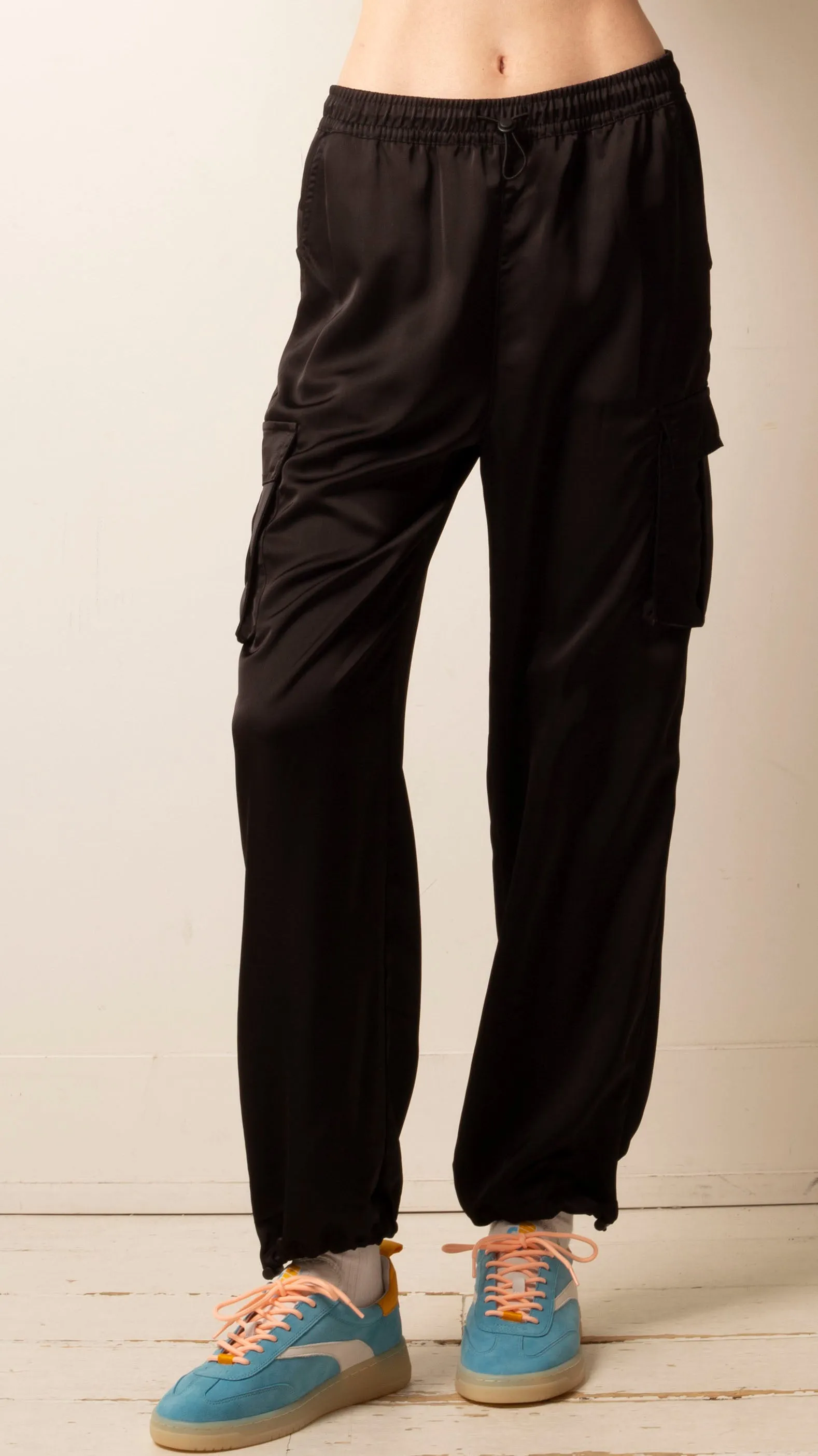 Adelaine Cargo Pant - Black