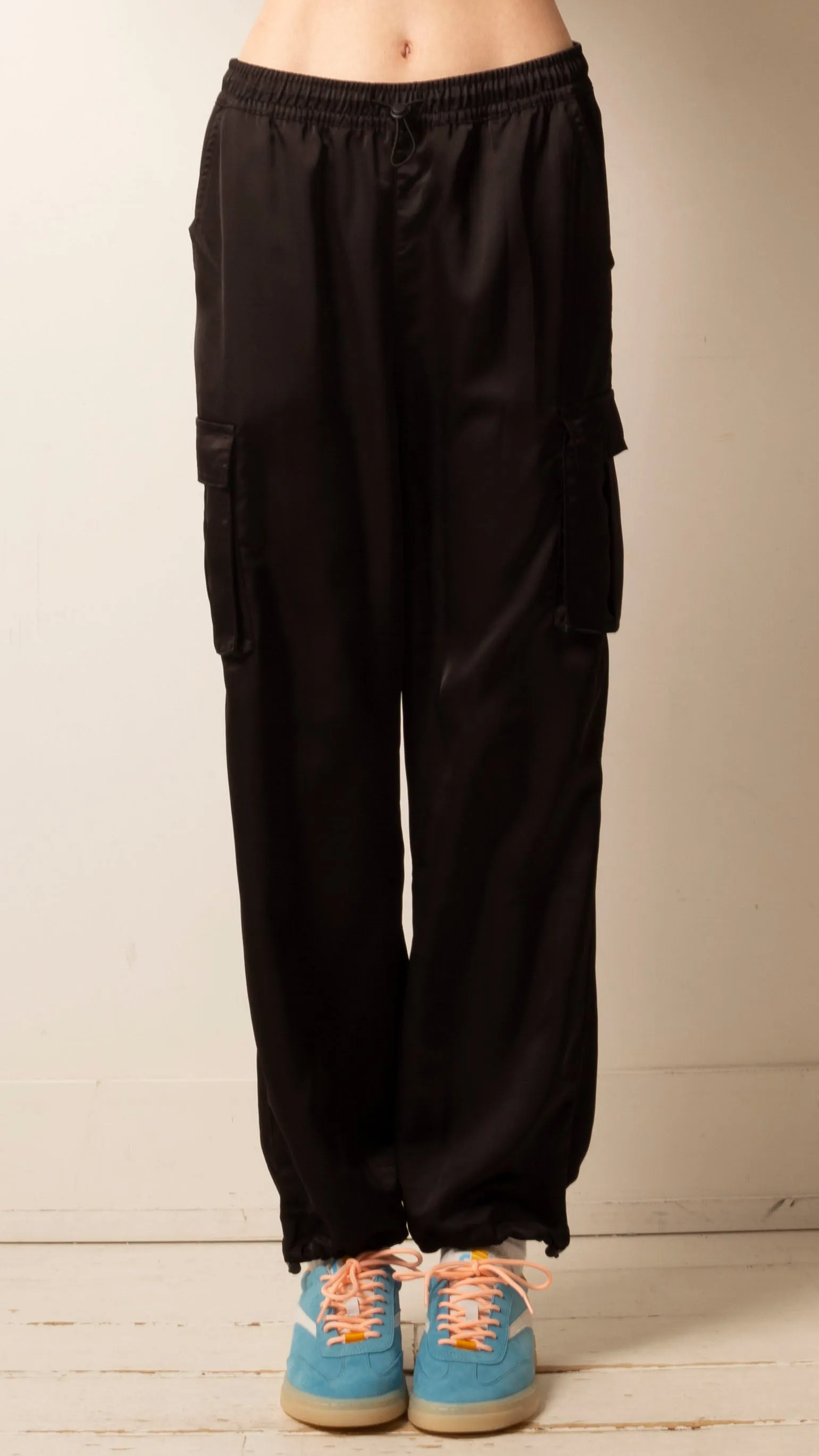 Adelaine Cargo Pant - Black