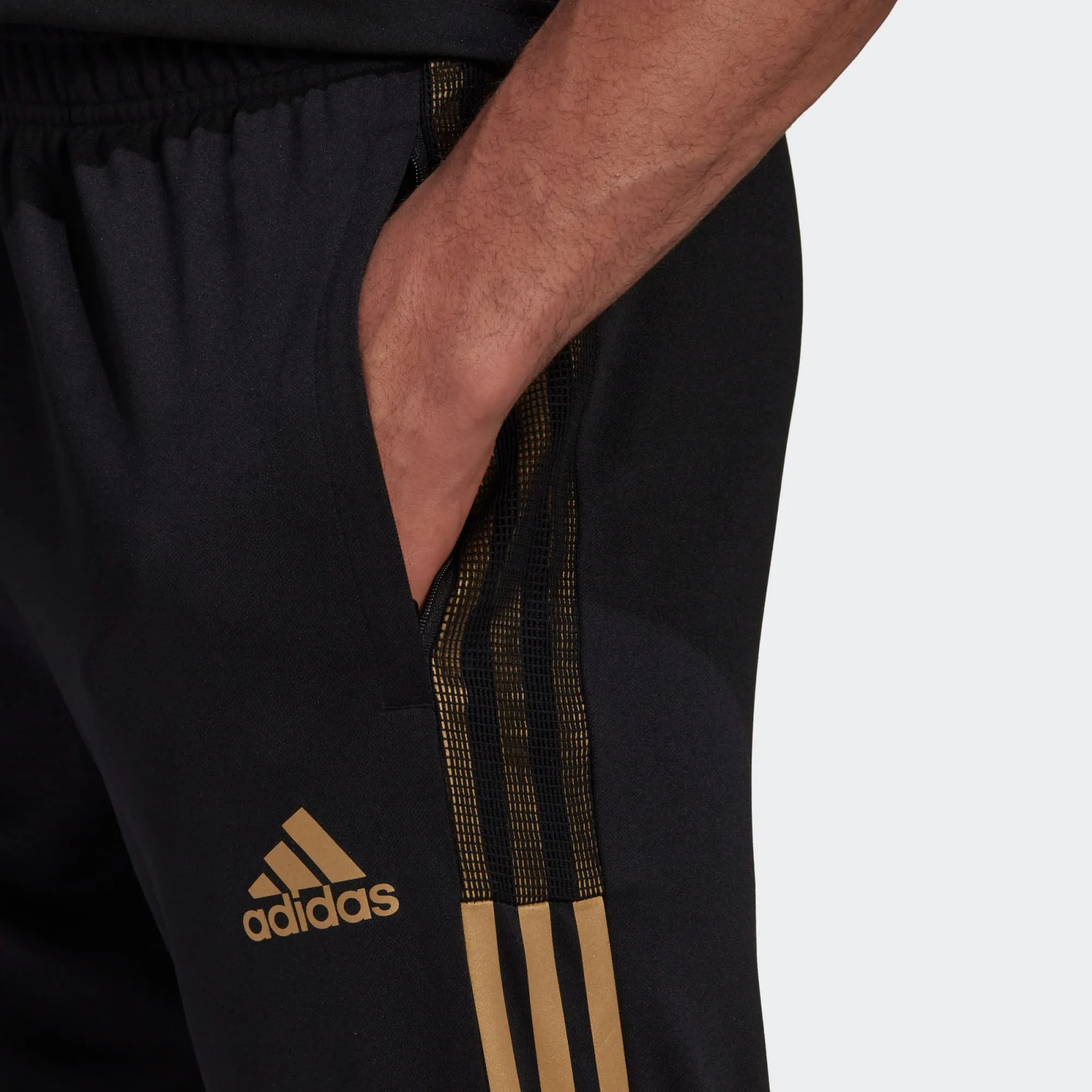 Adidas Men's Tiro Pants - Black / Yellow