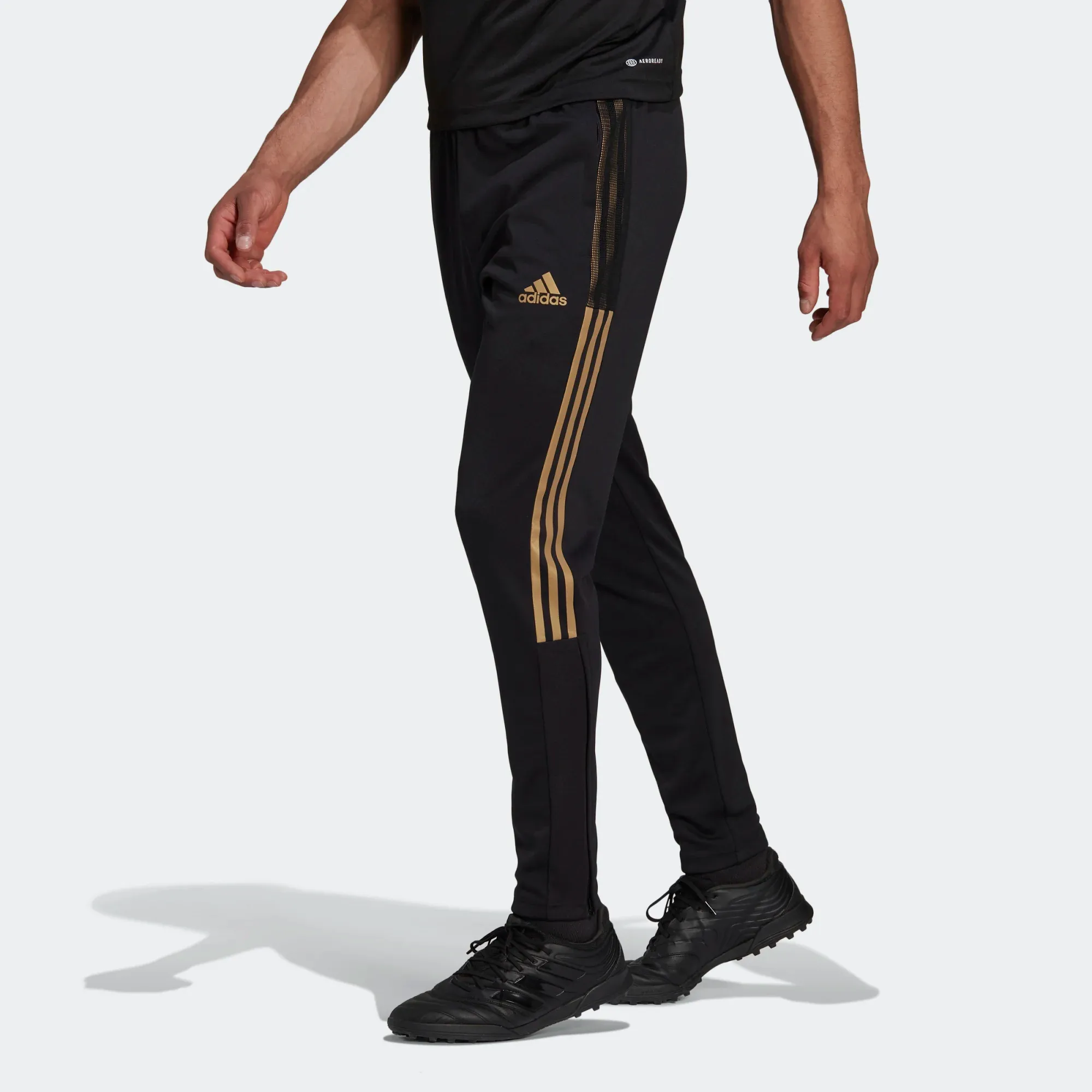 Adidas Men's Tiro Pants - Black / Yellow