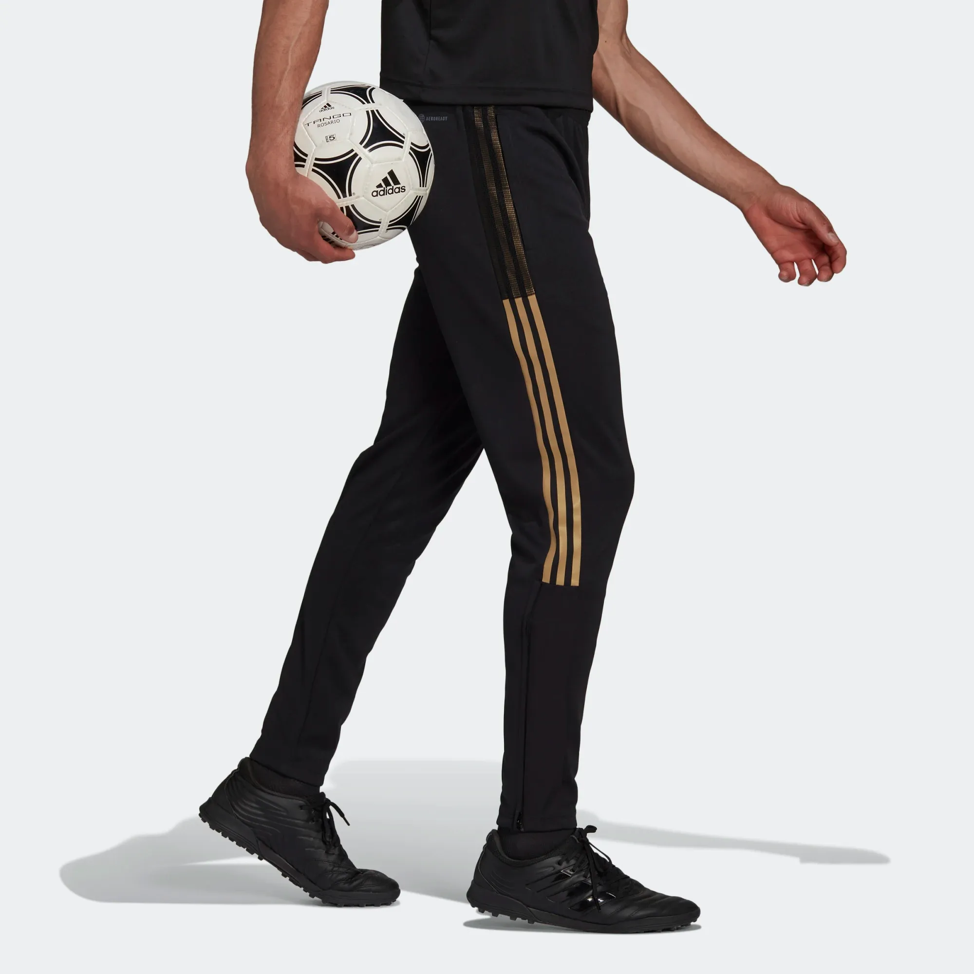 Adidas Men's Tiro Pants - Black / Yellow