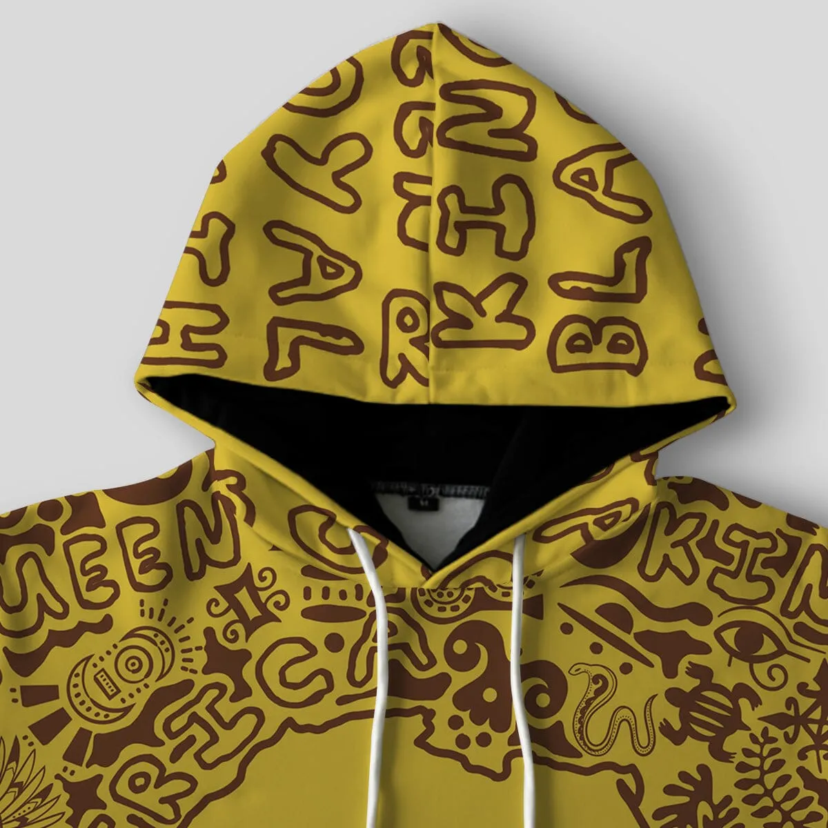 African Map Text Art All-over Hoodie