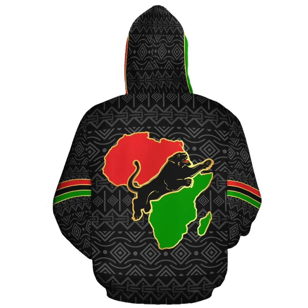 African Panther All-over Hoodie