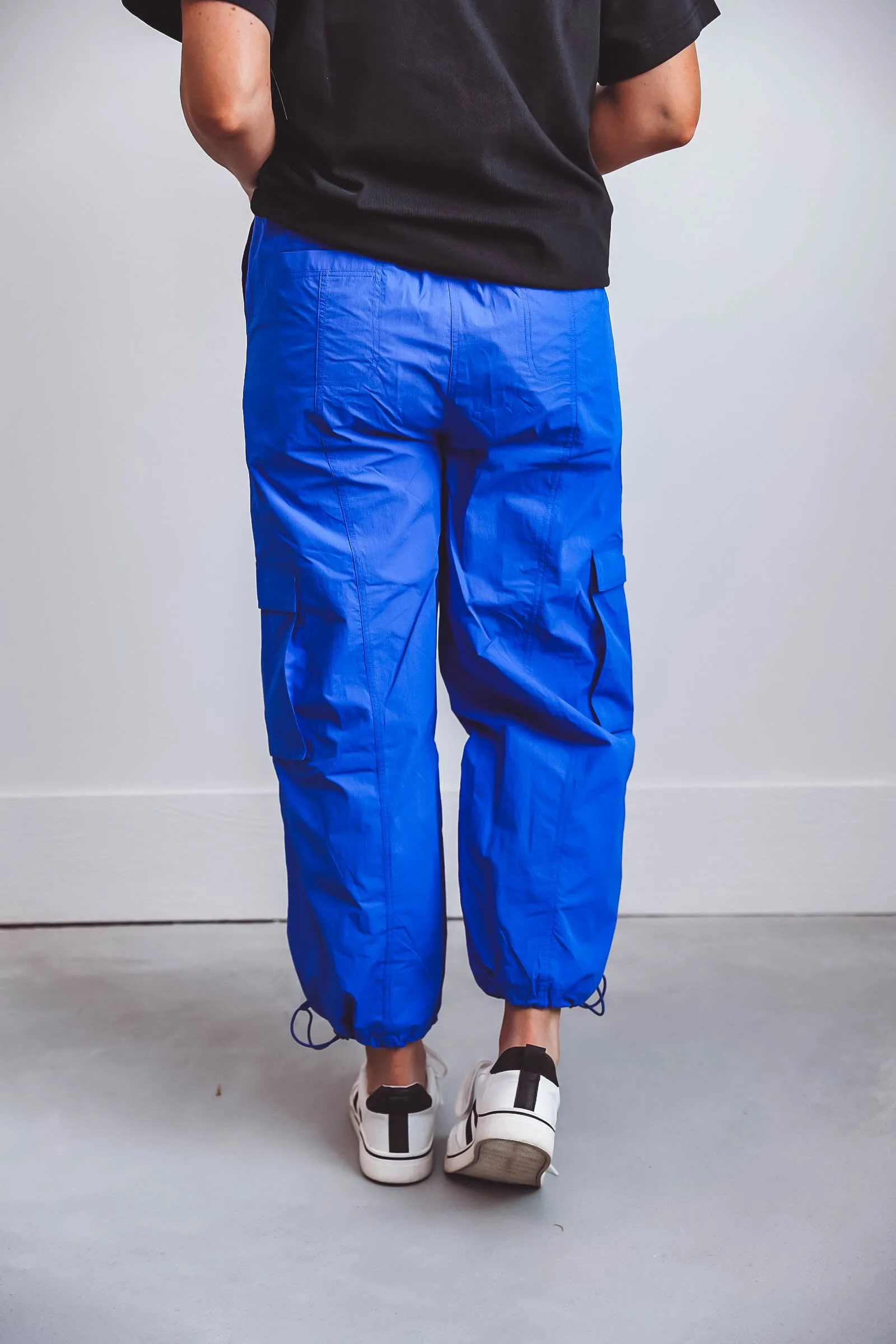 Alana Cargo Pants-Blue