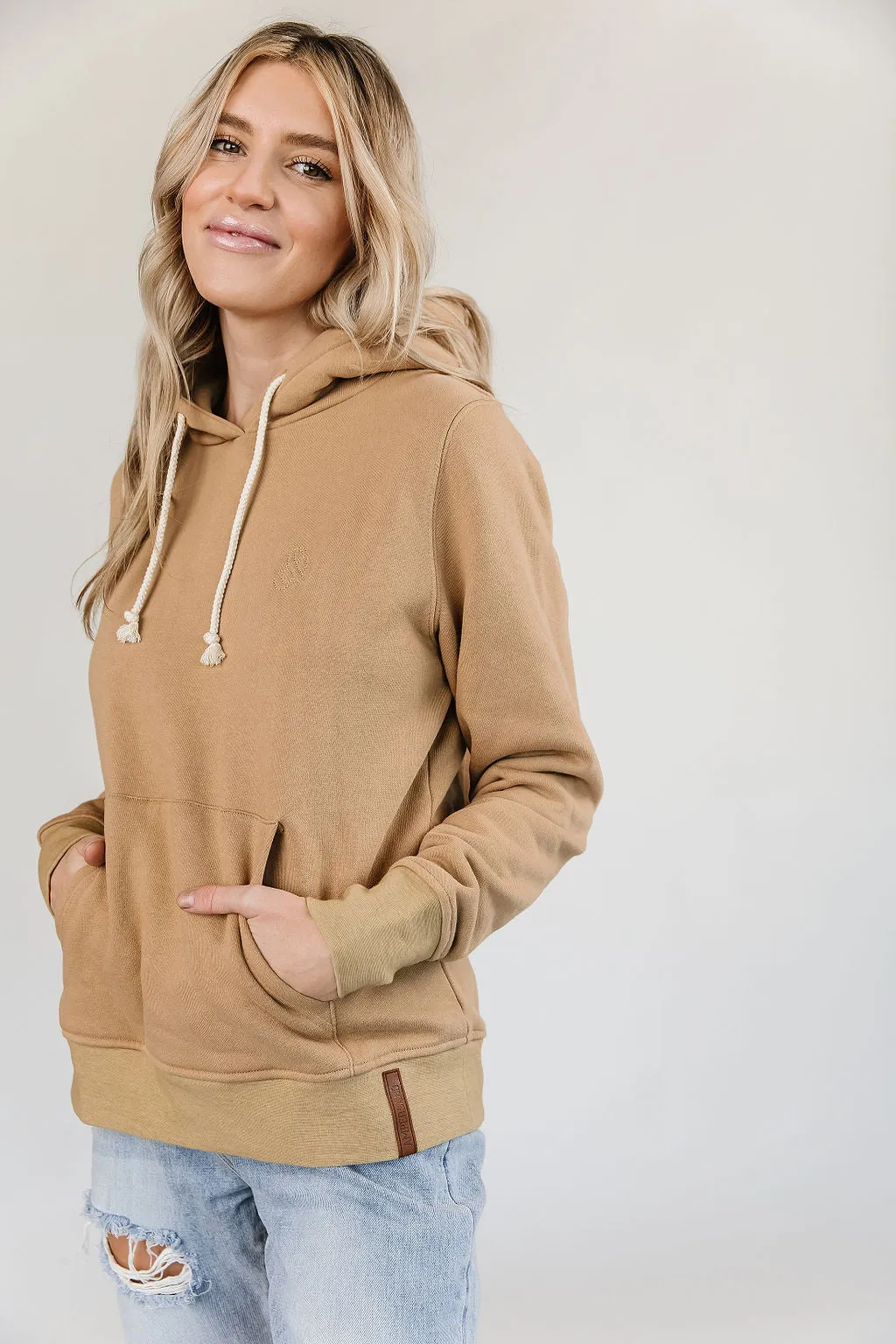 Ampersand Staple Hoodie- Oat