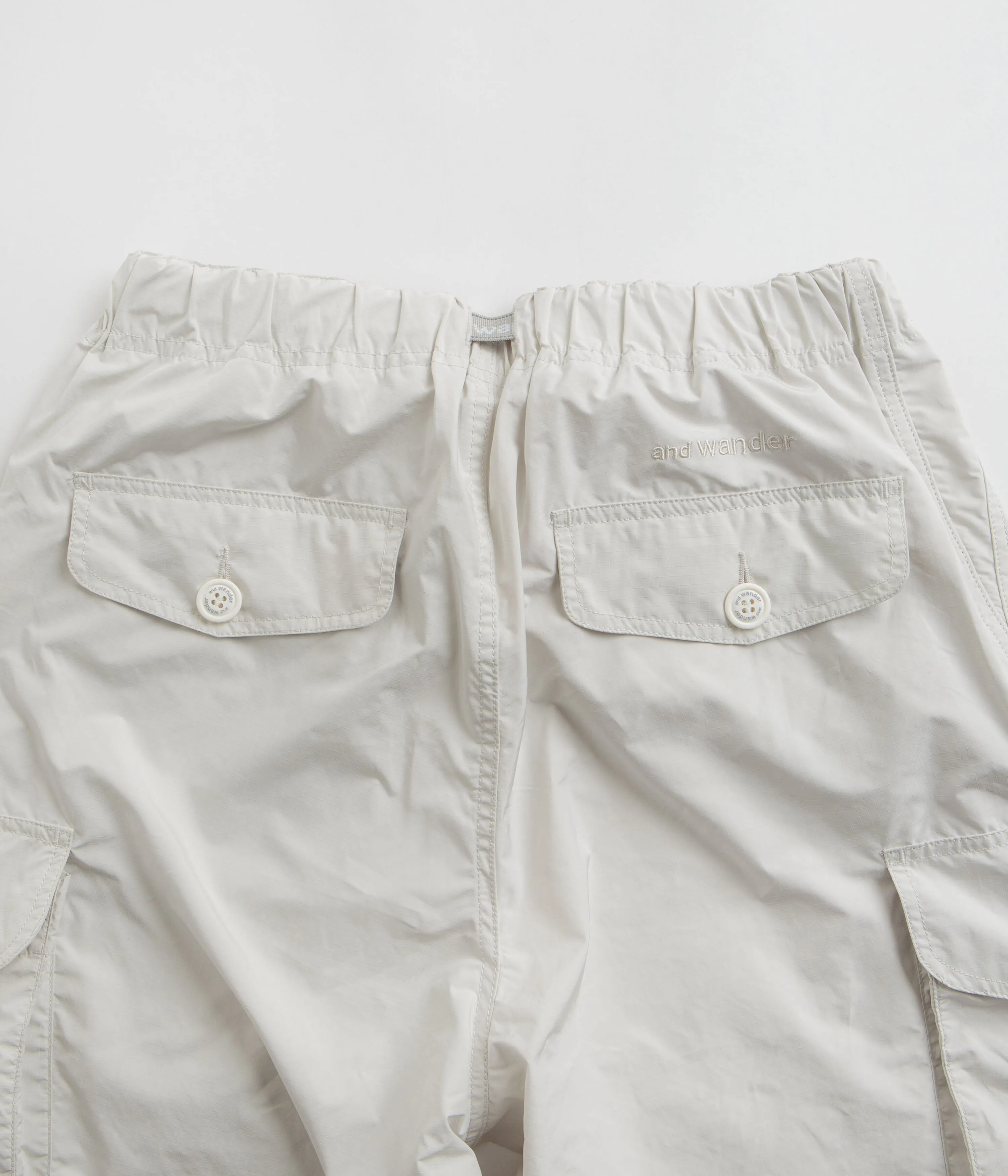 and wander Oversized Cargo Pants - Off White