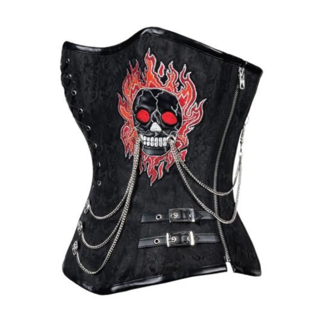 Axel Skull & Chain Corset