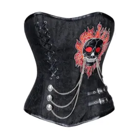 Axel Skull & Chain Corset