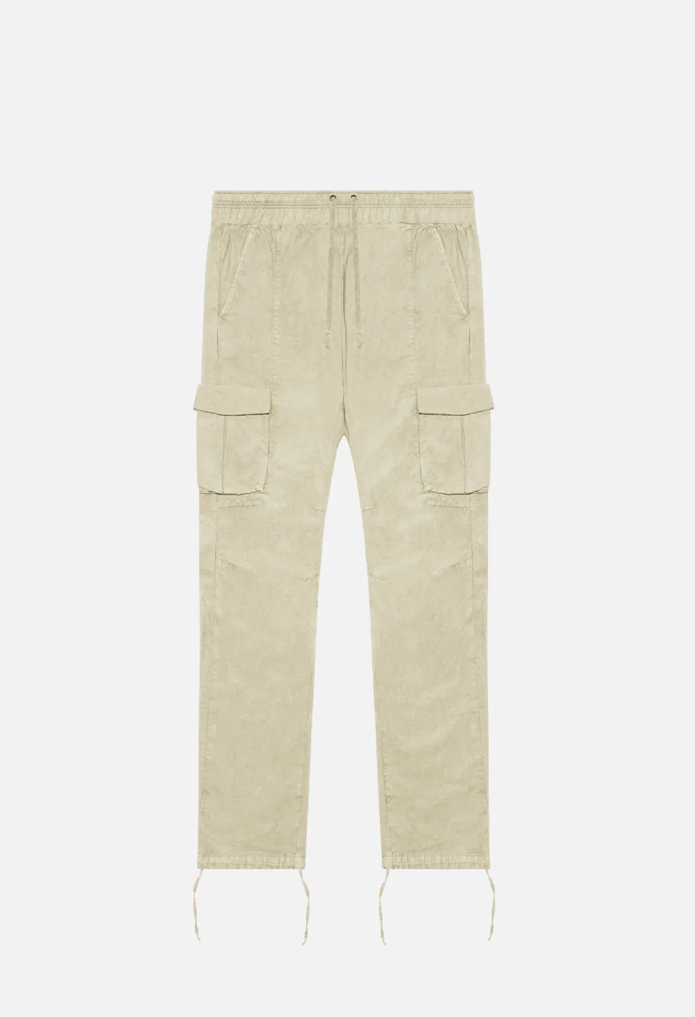 Back Sateen Cargo Pants / Ceramic