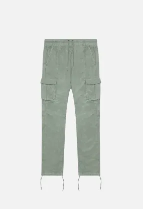 Back Sateen Cargo Pants / Sage