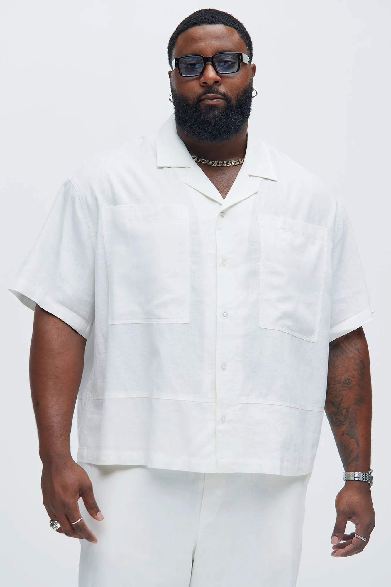 Bahamas Linen Cuban Shirt - White