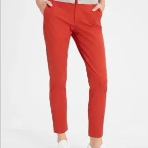 Banana Republic Factory High Rise Slim Ankle Pants in Burnt Orange