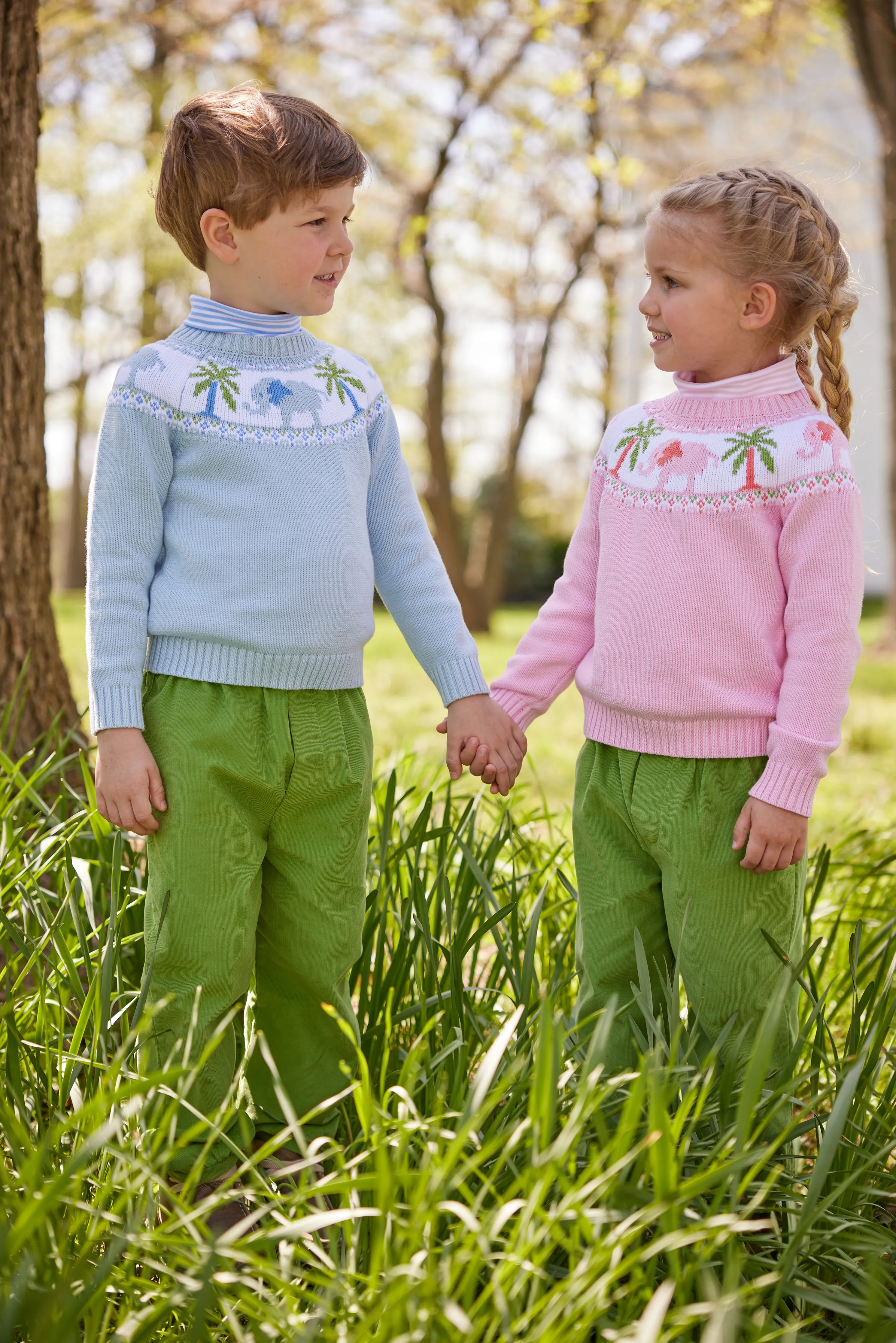 Banded Pant - Sage Green Corduroy