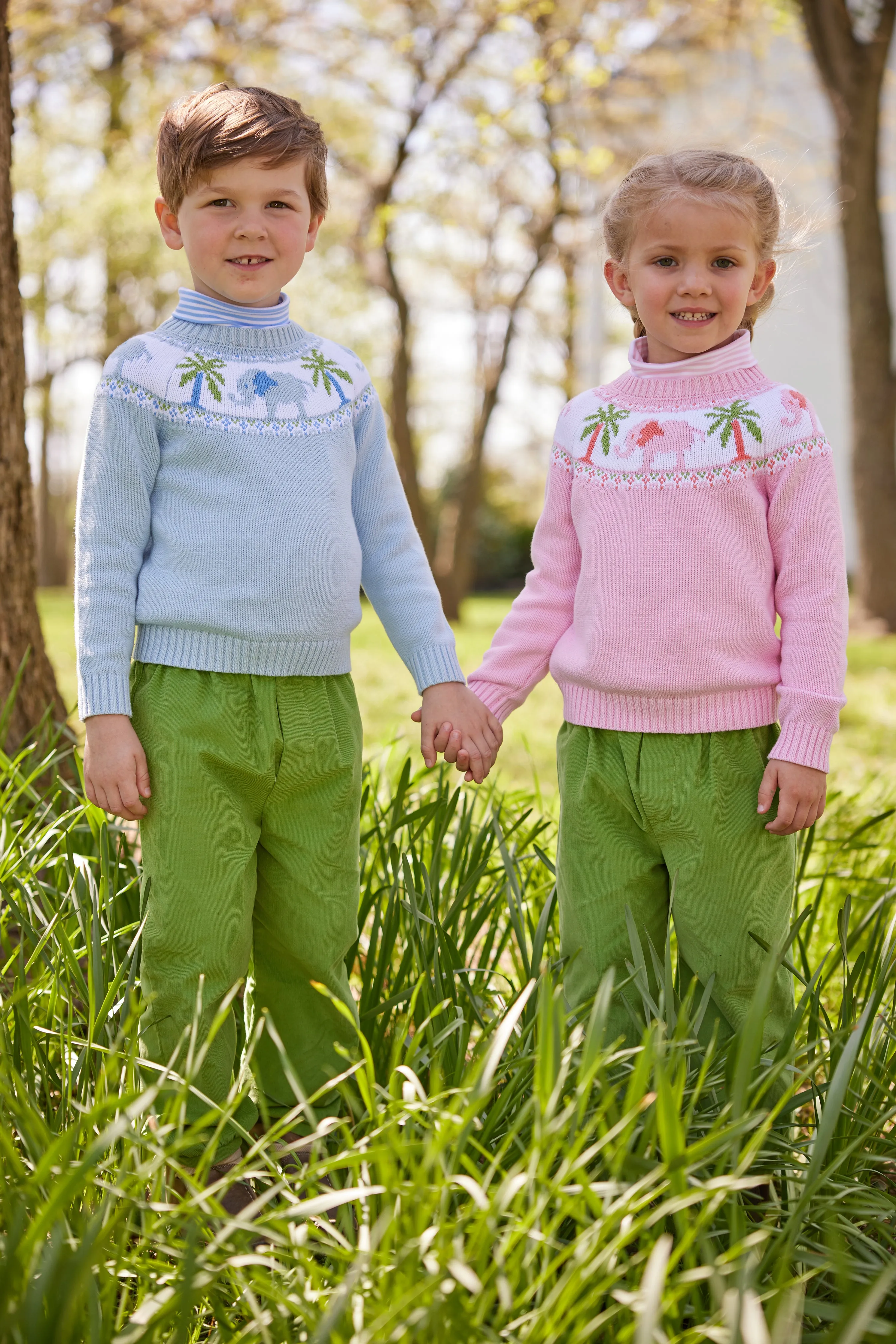 Banded Pant - Sage Green Corduroy