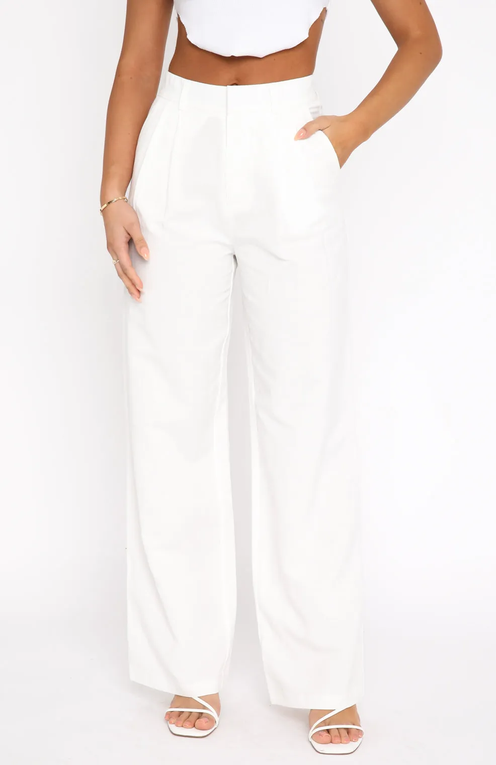 Beyond Reach Pants White