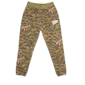 Billionaire Boys Club Camo Sweatpants - Olive Drab