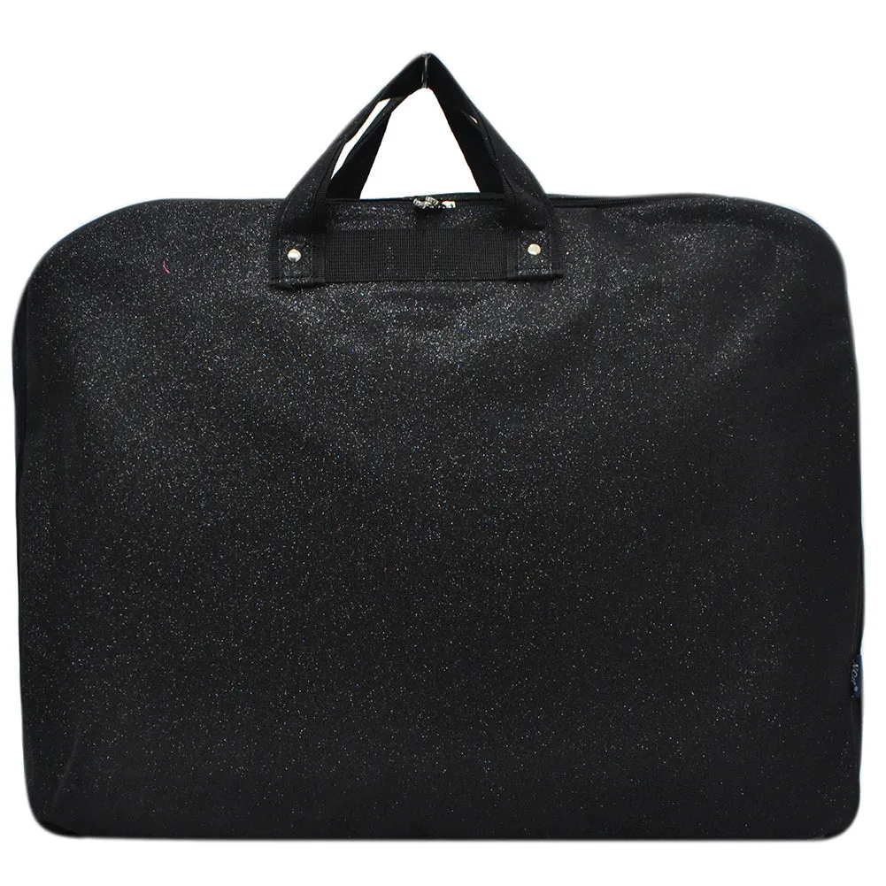 Black Glitter NGIL Garment Bags