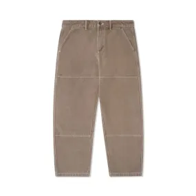 Butter Goods Work Double Knee Pants Washed Brown