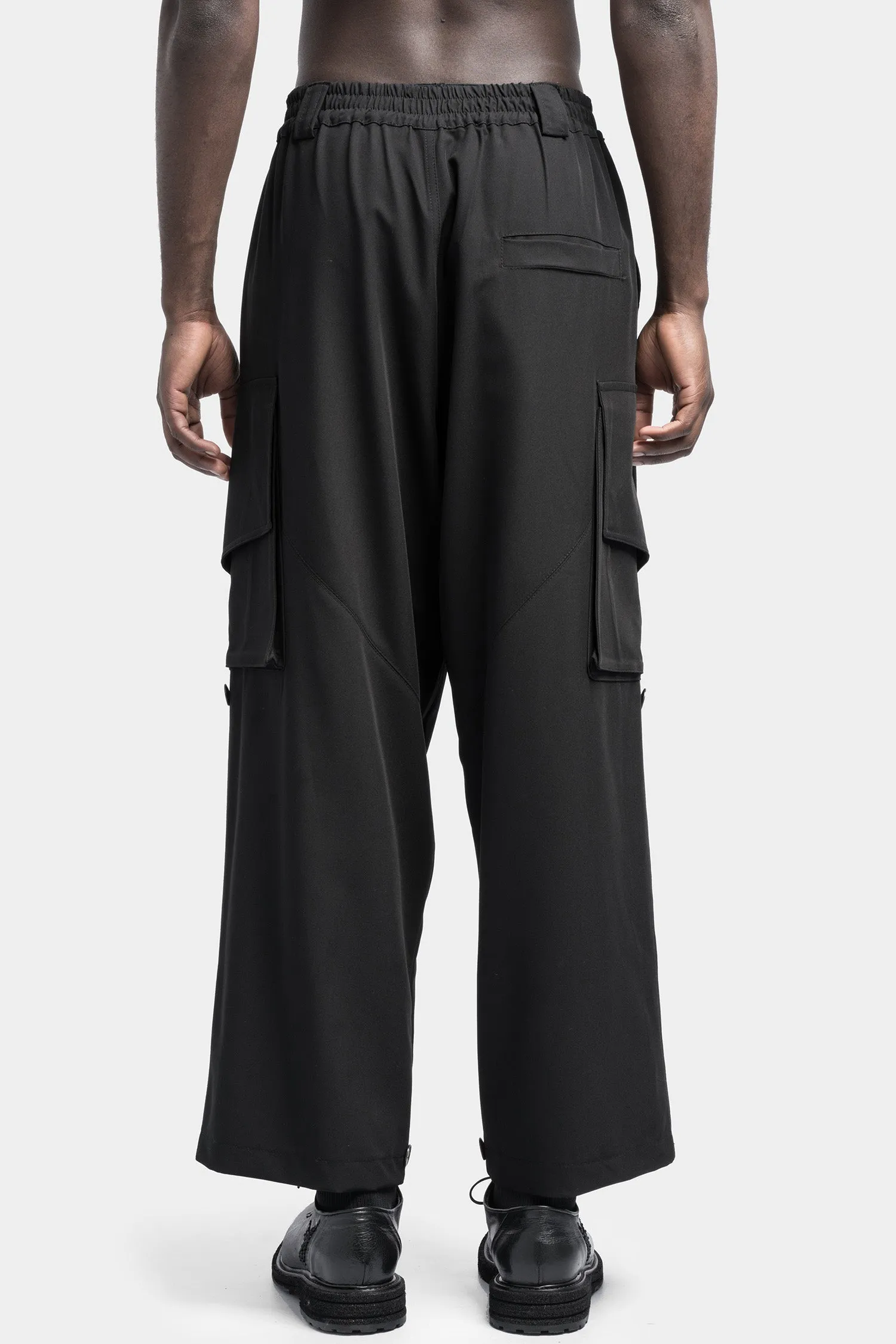 Cargo pocket wide pants