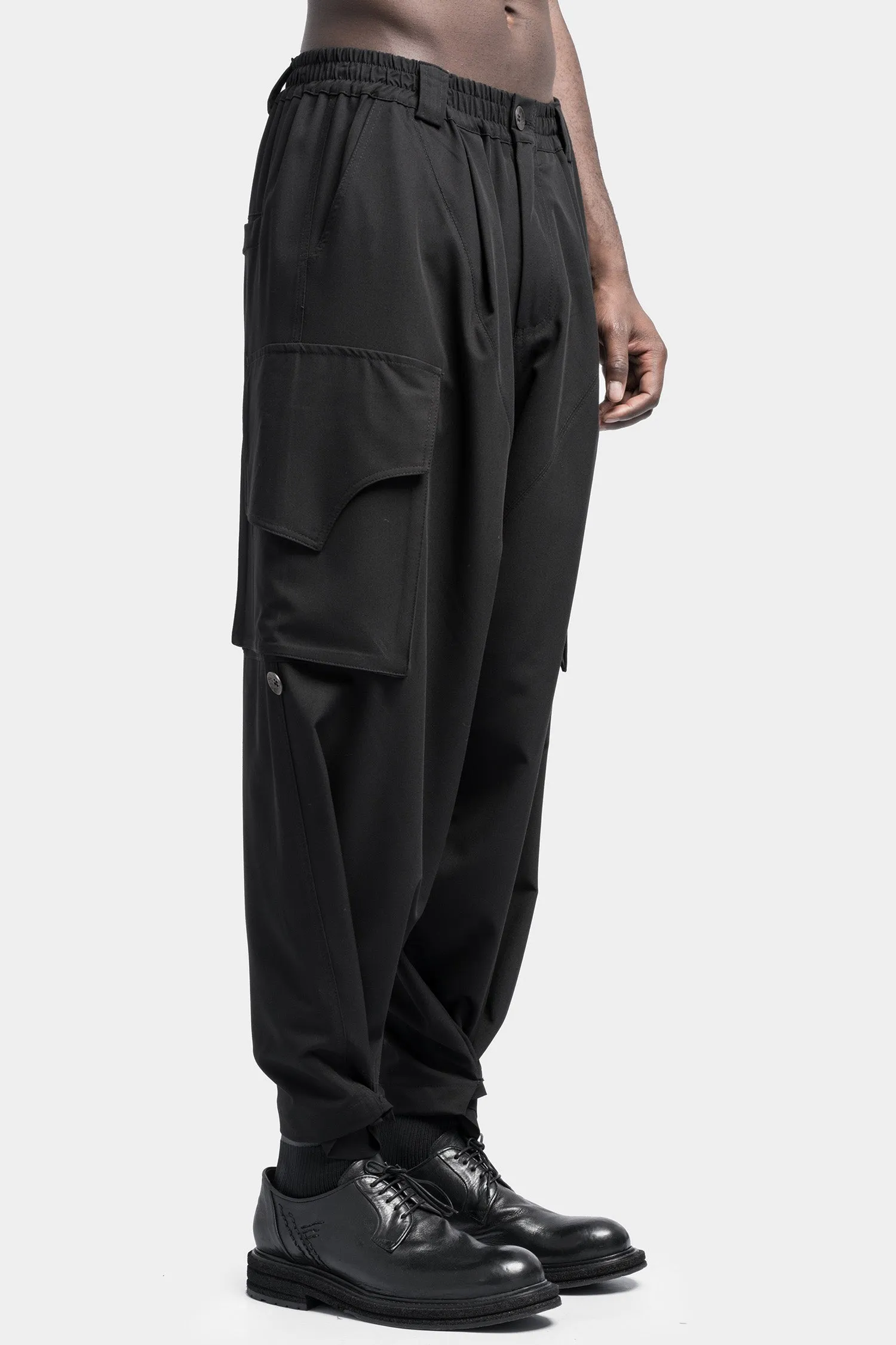 Cargo pocket wide pants