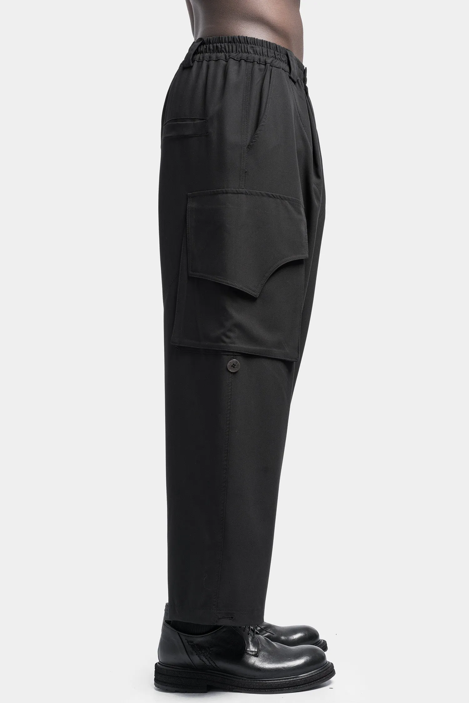 Cargo pocket wide pants