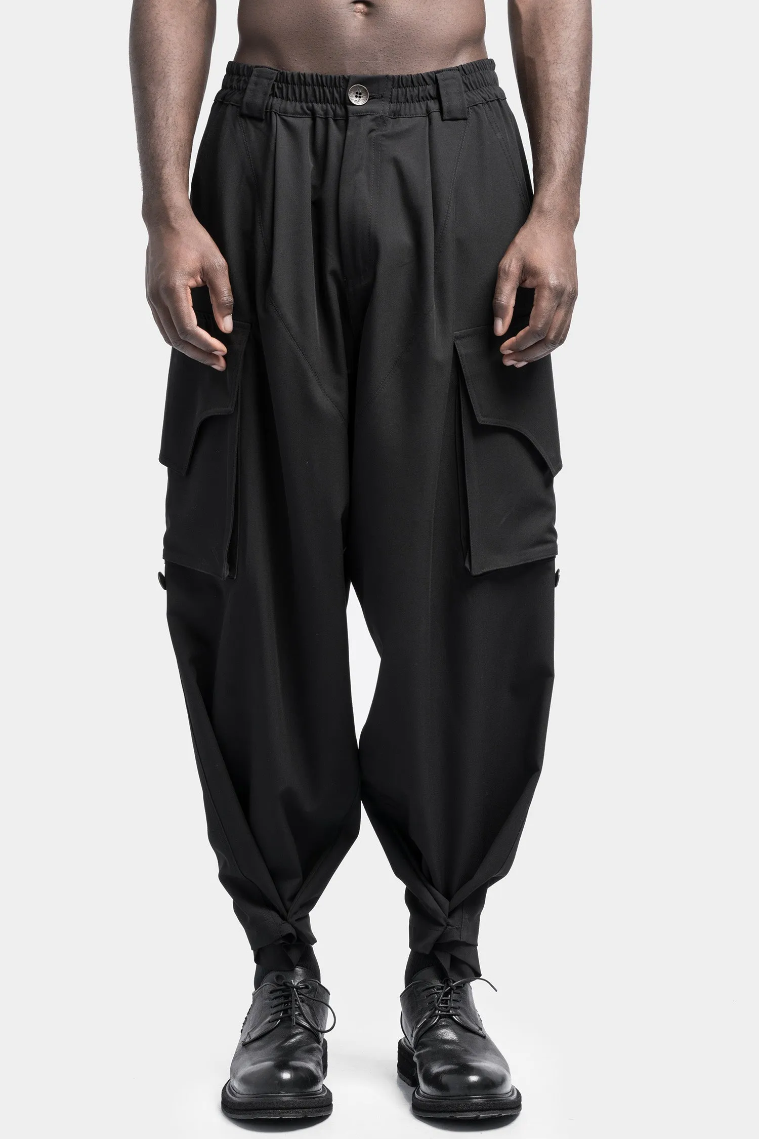 Cargo pocket wide pants