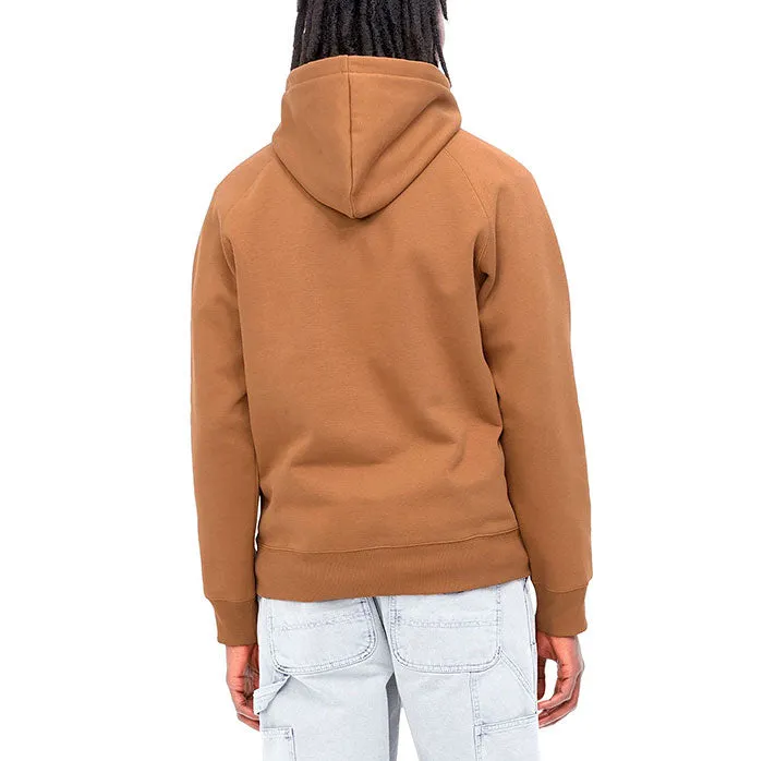 Carhartt Hooded Chase Sweat Hamilton Brown / Gold