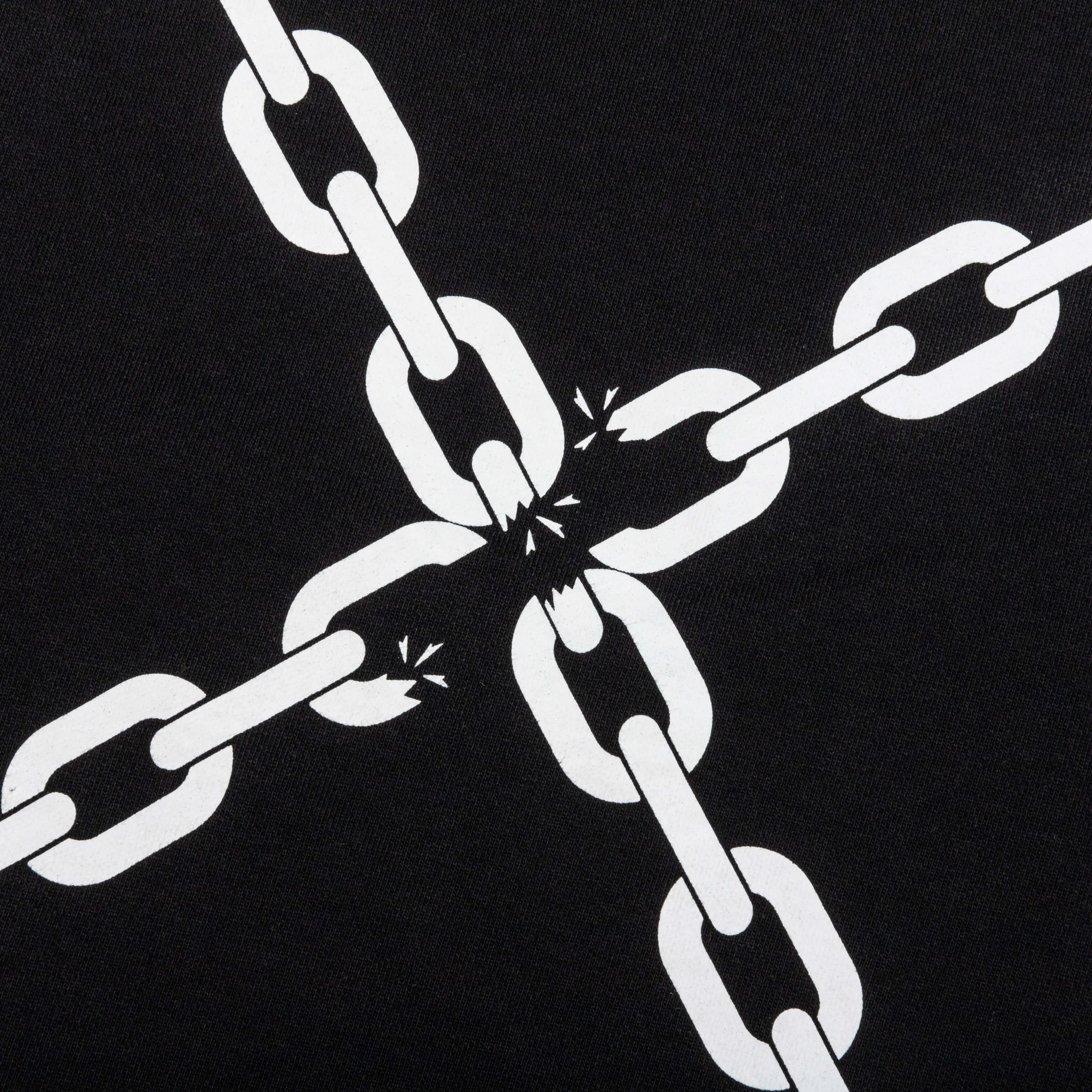 Chain ARR Slim Hoodie - Black/White