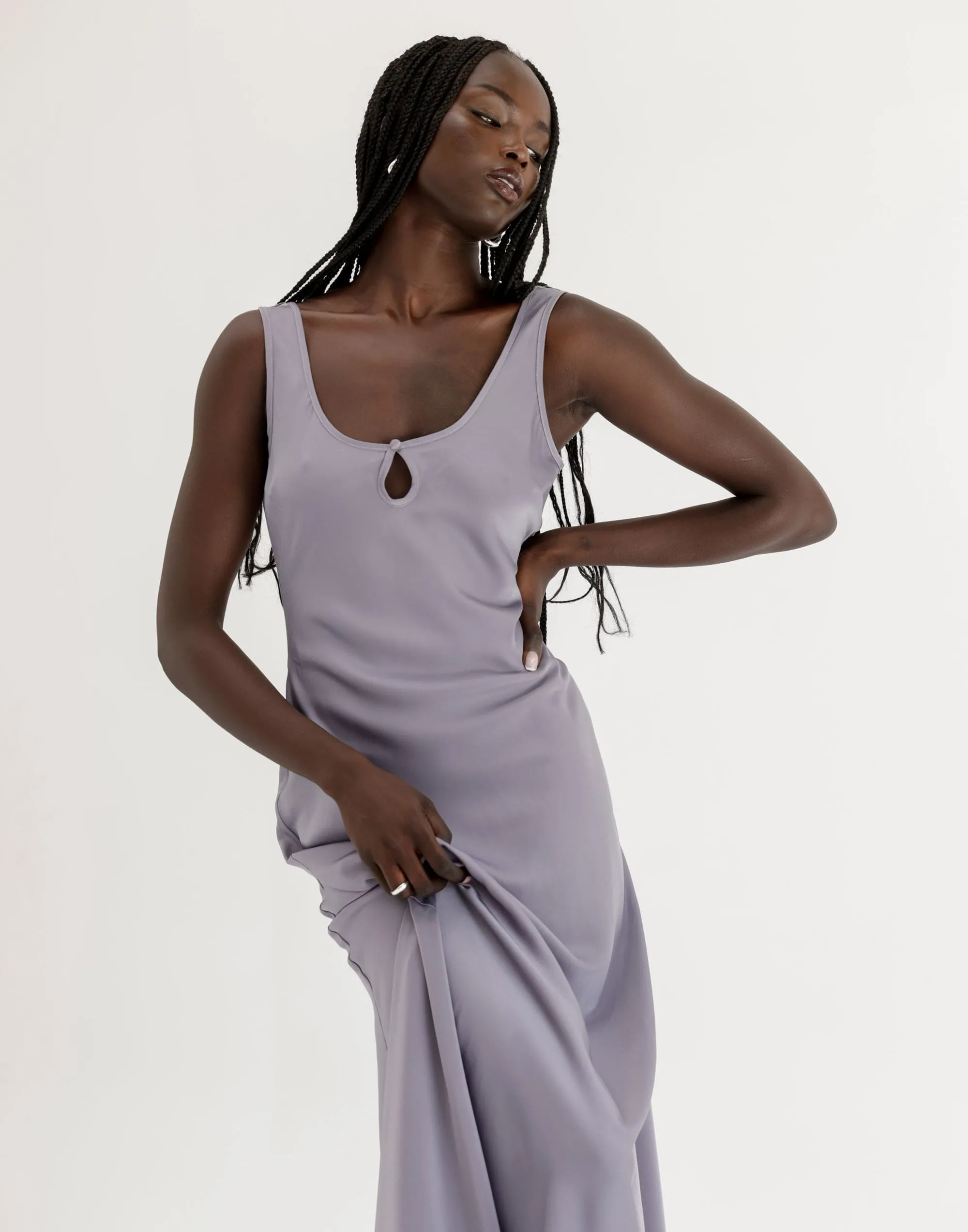 Charlotte Maxi Dress (Lavender)