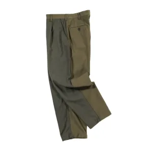 COMME DES GARCONS HOMME P017 TWO-TONE PANT KHAKI