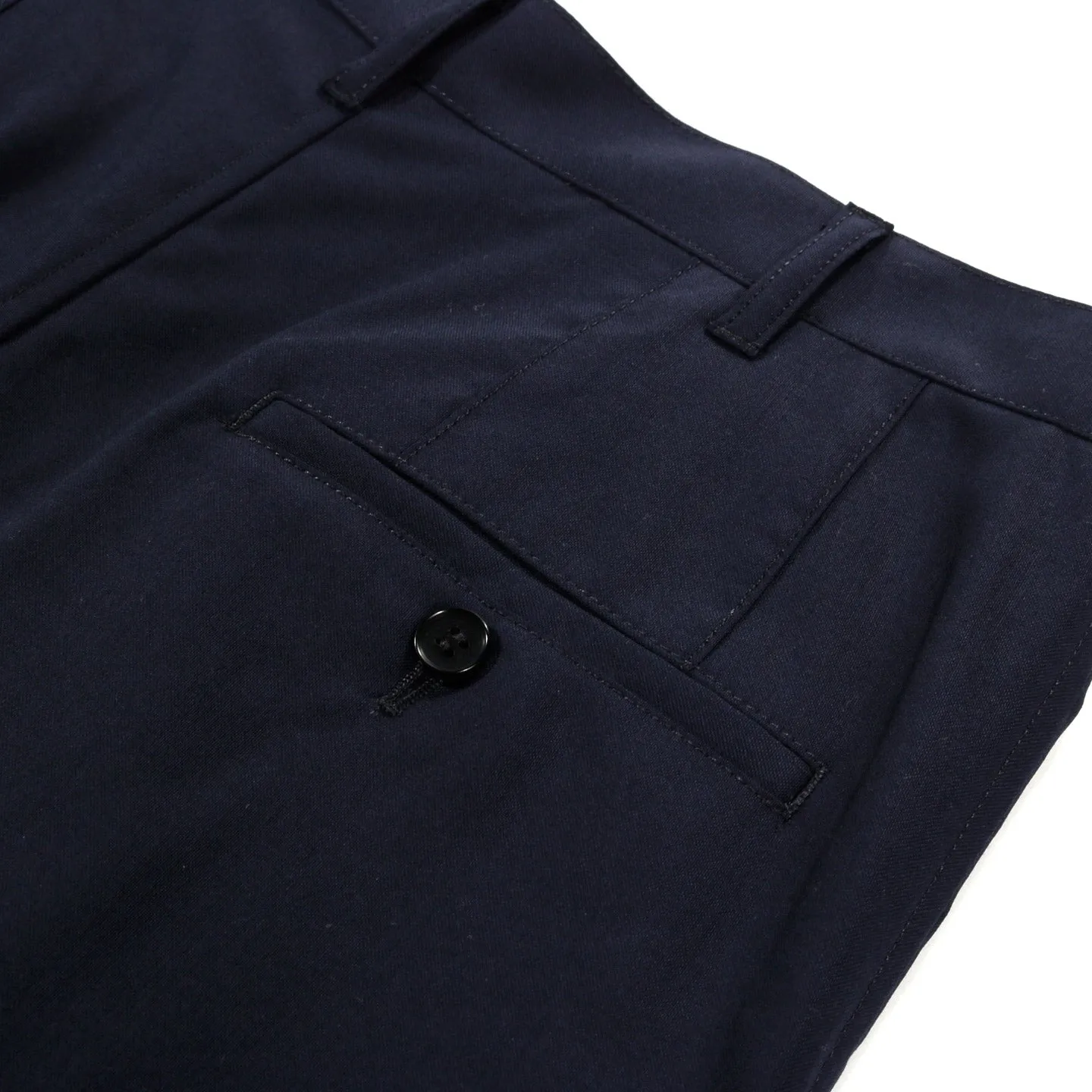 COMME DES GARCONS HOMME P102 Navy Pleated Suit Pants for Men - Stylish Formal Trousers