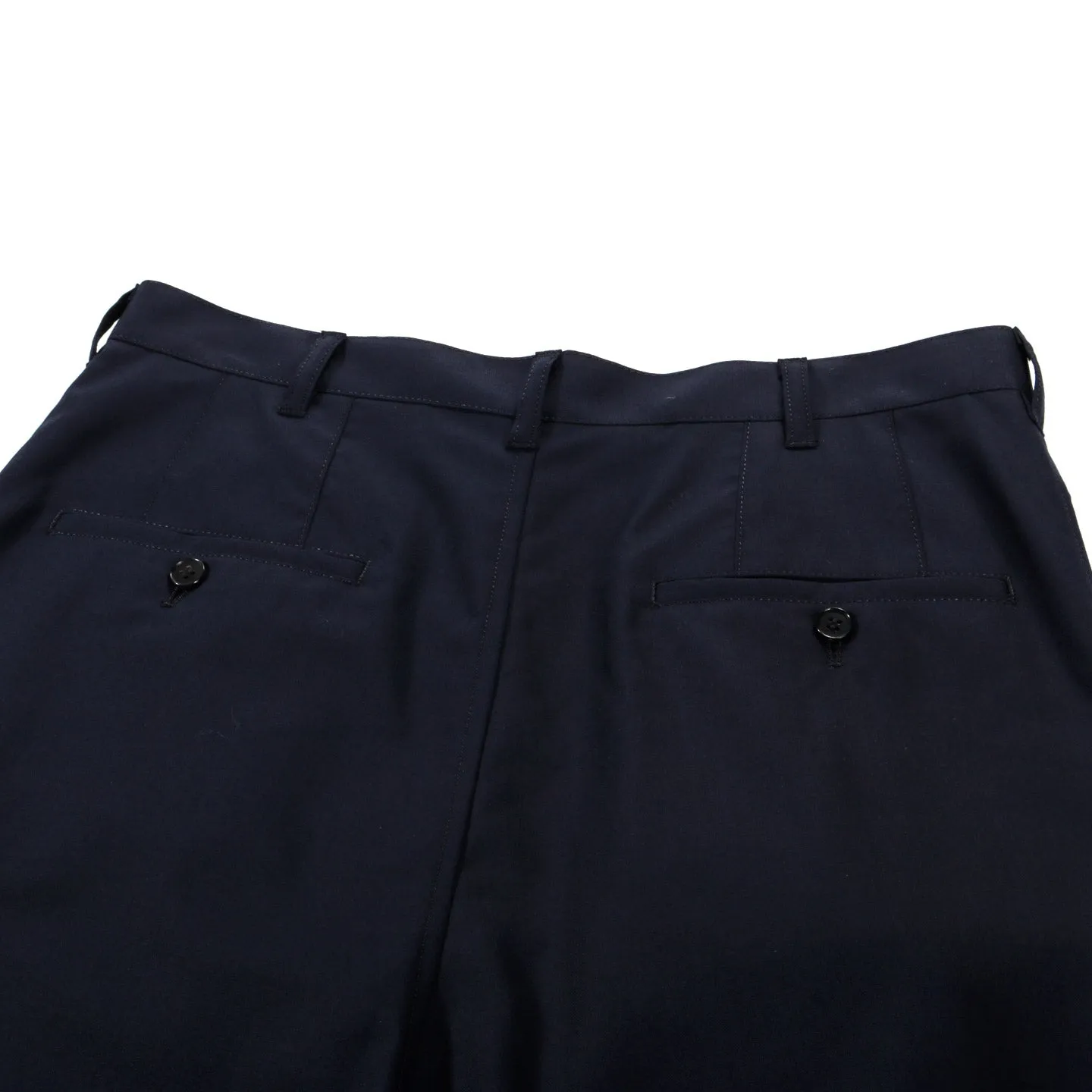 COMME DES GARCONS HOMME P102 Navy Pleated Suit Pants for Men - Stylish Formal Trousers