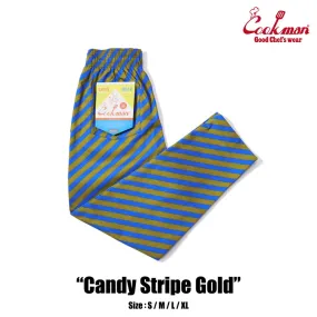 Cookman Chef Pants - Candy Stripe : Gold