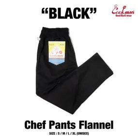 Cookman Chef Pants - Flannel : Black