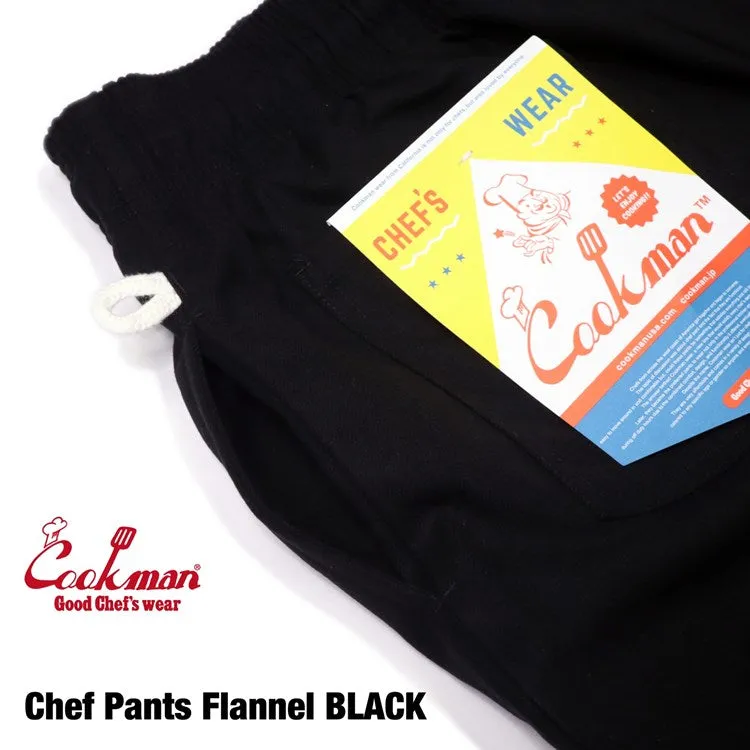 Cookman Chef Pants - Flannel : Black