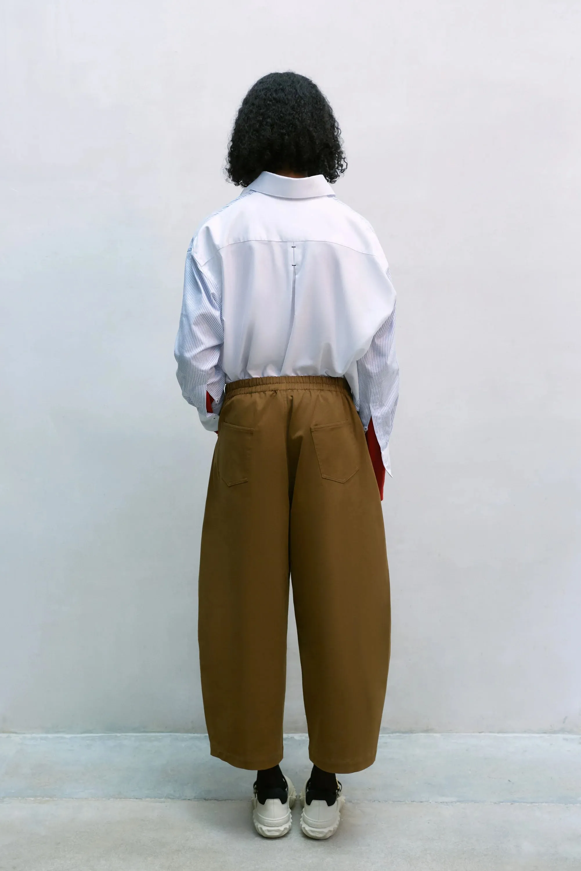 Cordera - Soft Cotton Curved Pants Toffee