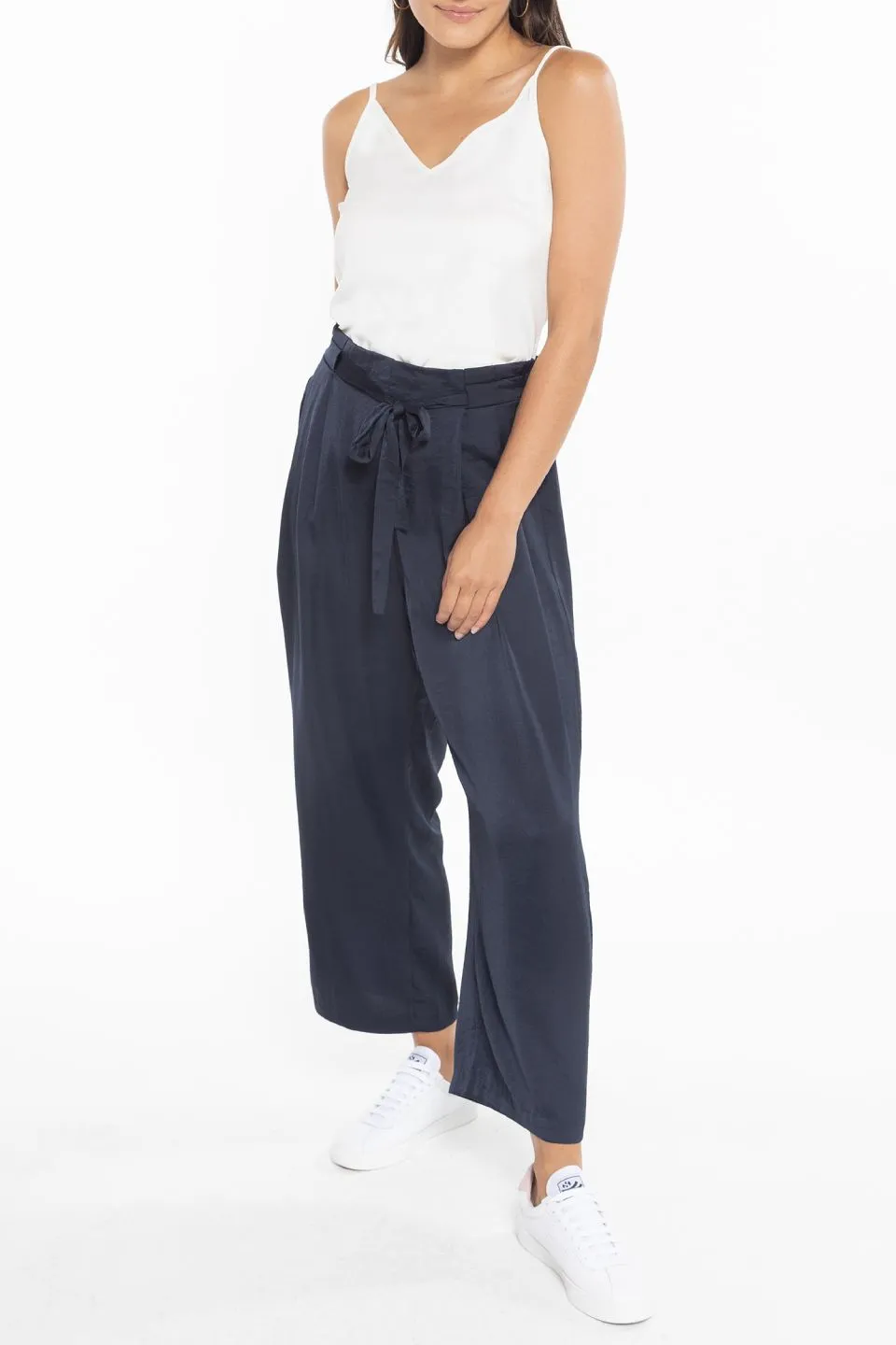 Curious Ink Relaxed Satin Pants