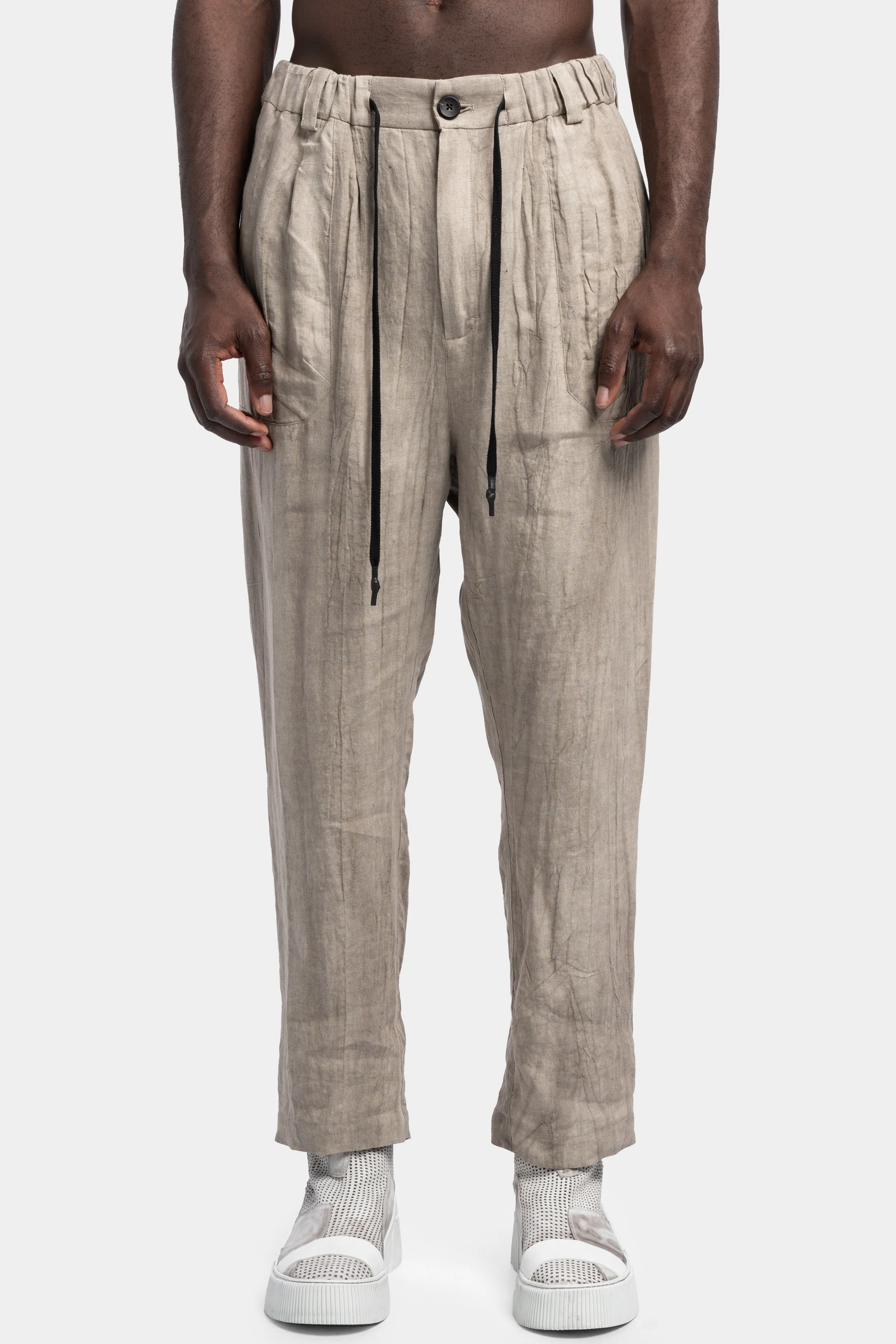 Dama linen trousers, Oatmeal