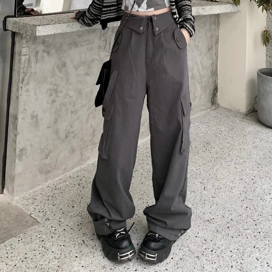 Dark Grey Cargo Pants