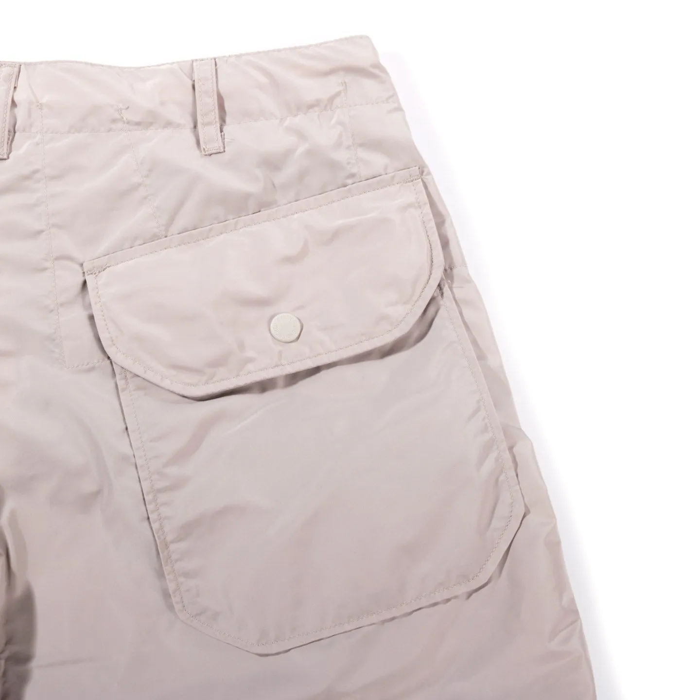 ENGINEERED GARMENTS OVER PANT KHAKI MEMORY POLYESTER