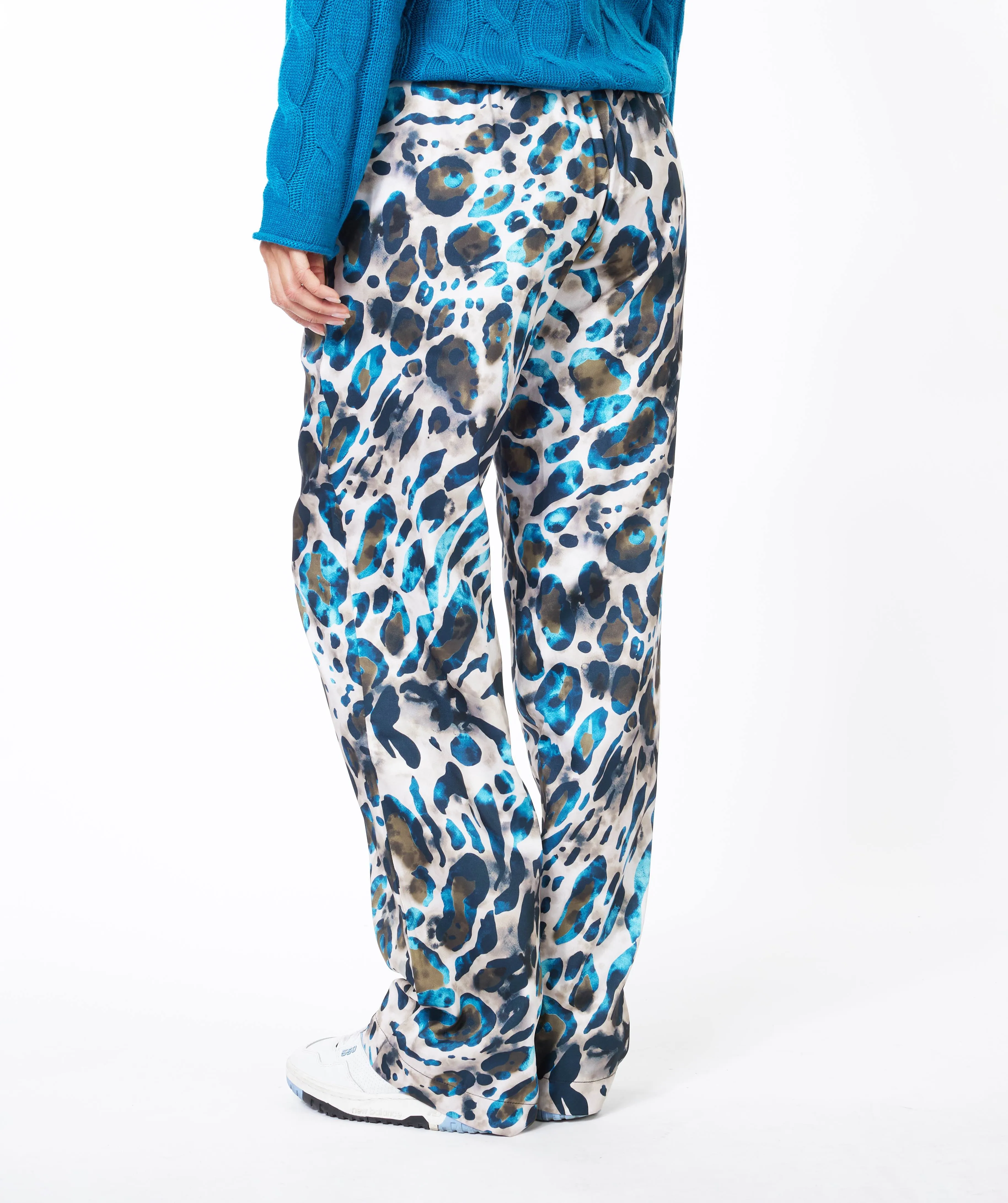 Esqualo 'Animal Roots Sateen Trouser'