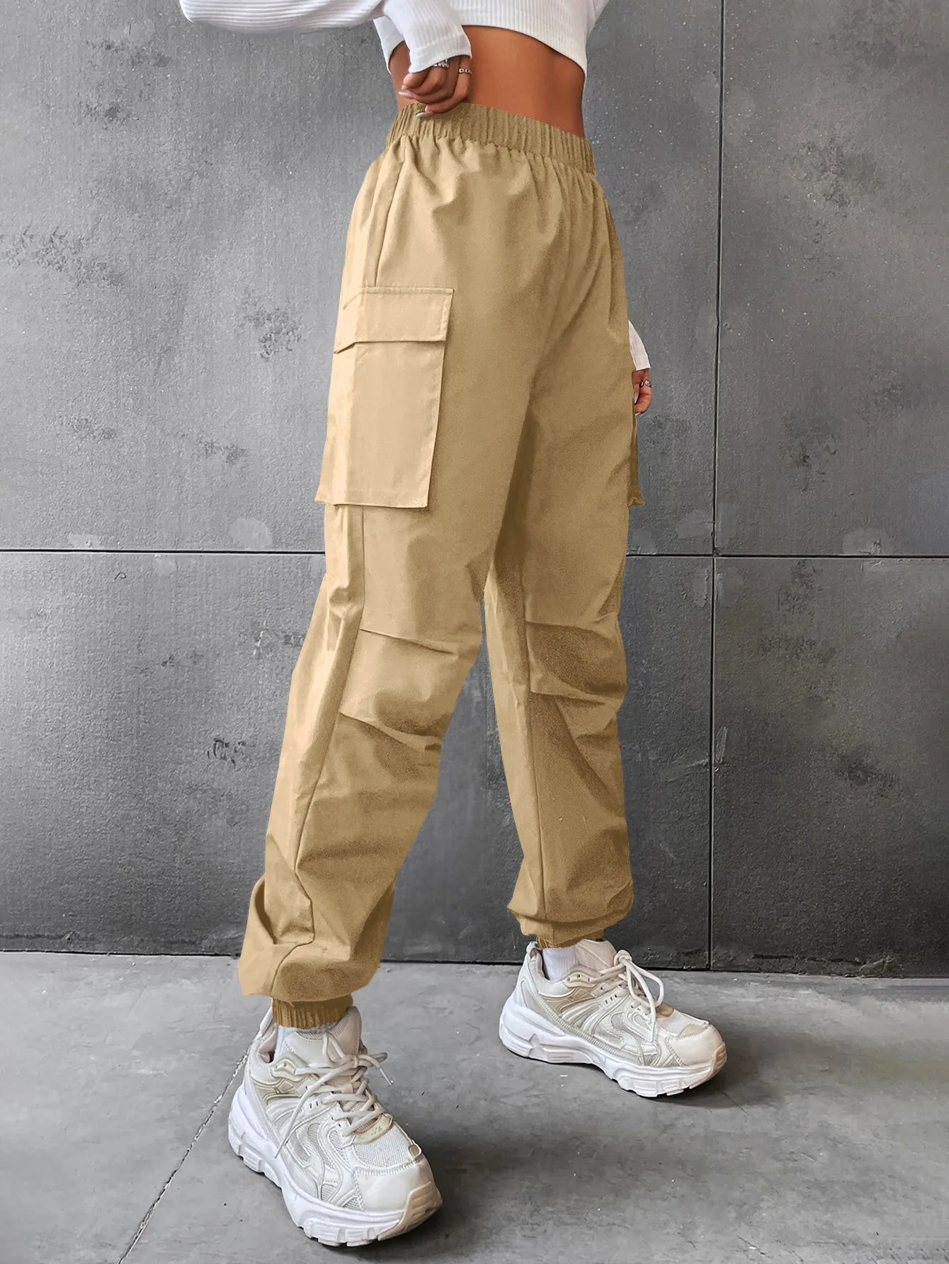 Flap Pocket Side Cargo Pants