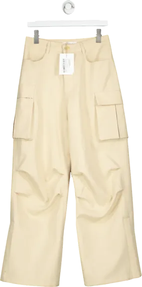 FRANKIE SHOP Beige Valo Cargo Pants UK S