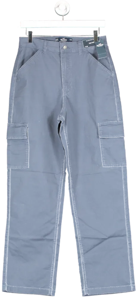 Hollister Blue Ultra High-rise Dad Cargo Pants BNWT W28