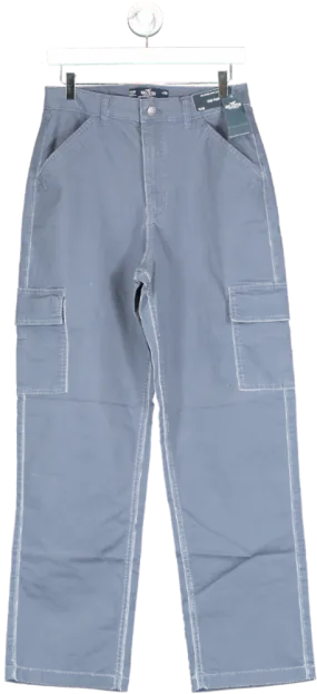 Hollister Blue Ultra High-rise Dad Cargo Pants BNWT W28