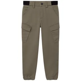 Hugo Boss Boys Cargo Pants _ Green J24764-724