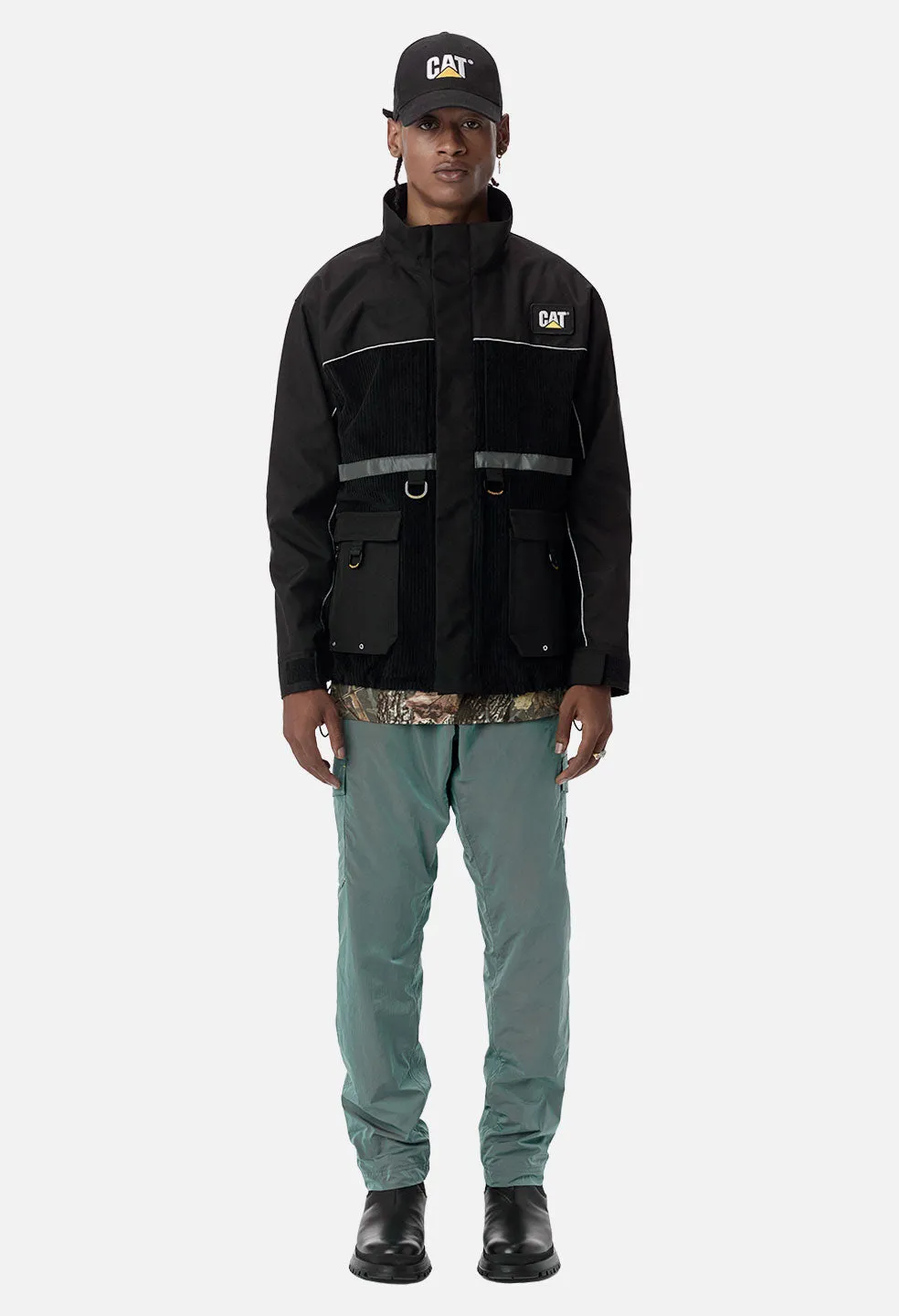 JE X CAT Iridescent Cargo Pant / Grey