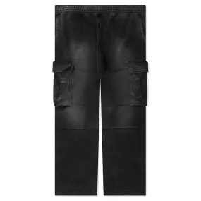 Jersey Cargo Pants - Black