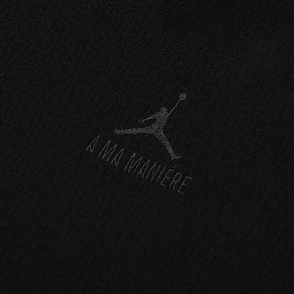 Jordan x A Ma Maniere Jacquard Hoodie - Black